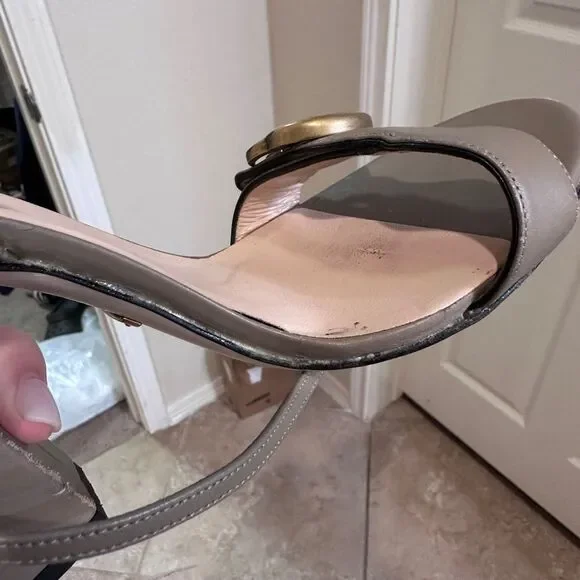 Gucci Mormont heeled sandal - Picture 9 of 12